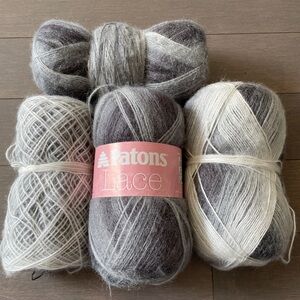 Patons Lace Yarn Bundle, Set, Lot